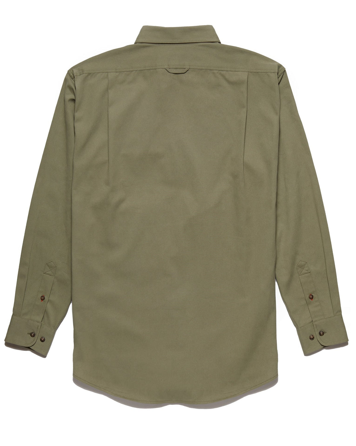 Weathered Moss Scout Shirt, back view
