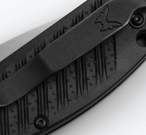 Benchmade Knives - "Mini Presidio II" - Carbon Fiber Elite Body - Satin High Carbon Steel Blade
