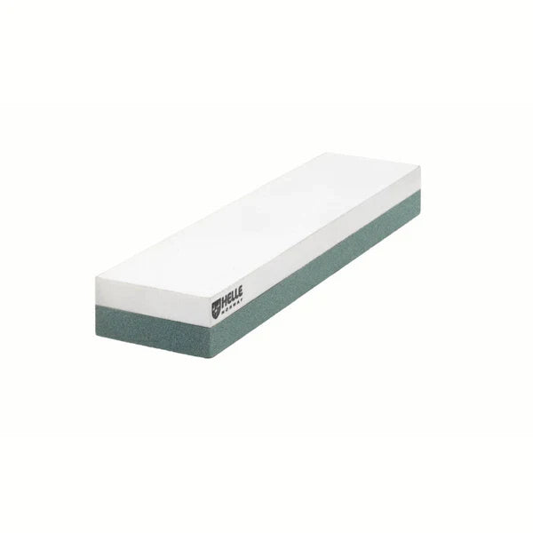 Dual-sided knife sharpening stone for hunting gear maintenance