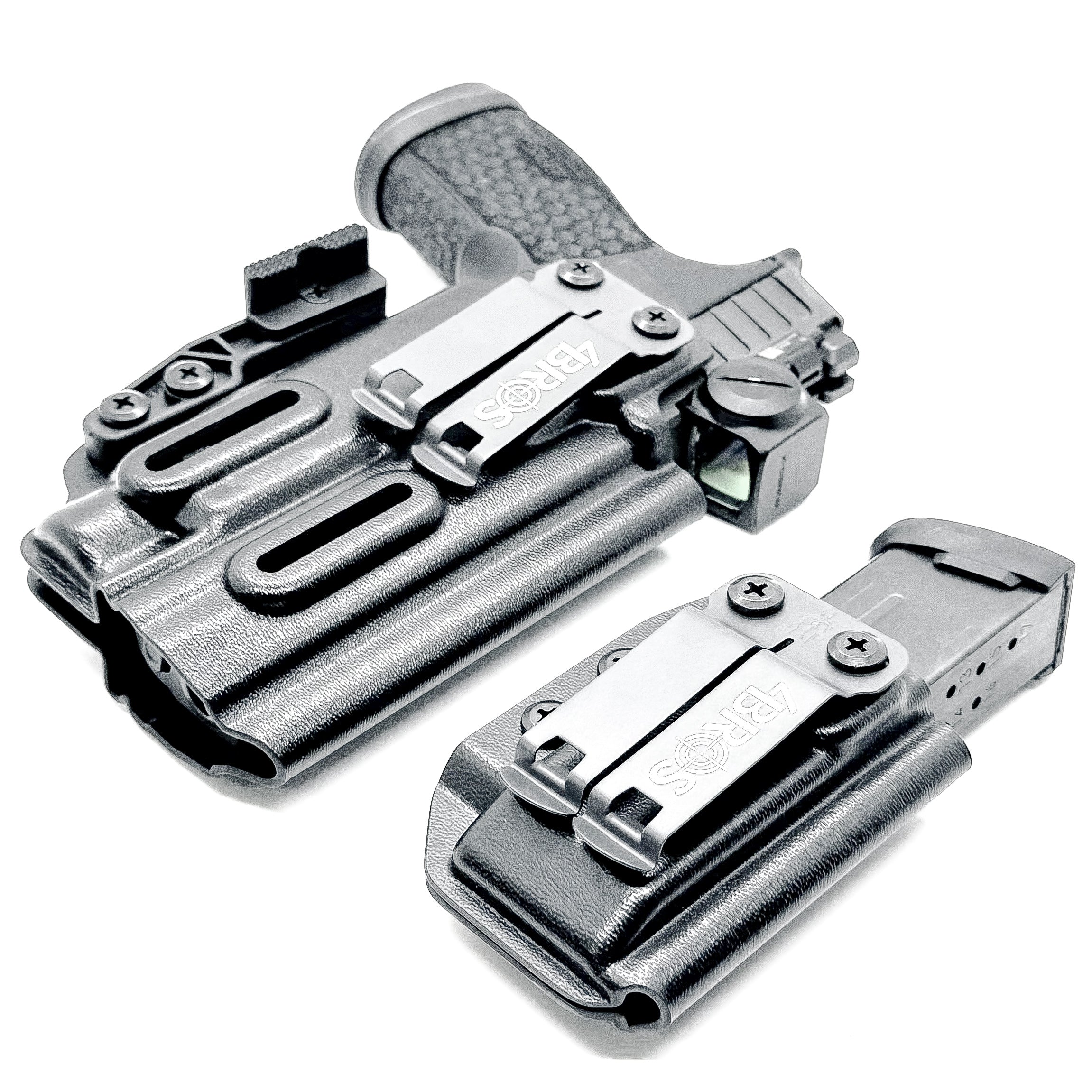 Sig P365-FUSE & TLR-7 X or HL-X IWB Holster with Magazine Carrier Combo