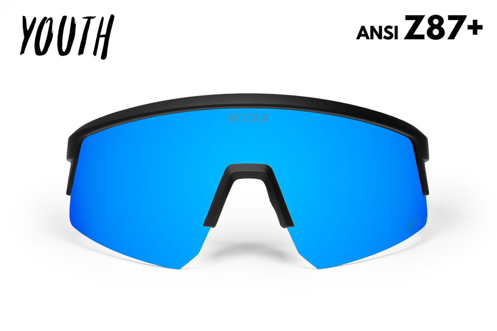 Surge Youth - Matte Black - Electric Blue