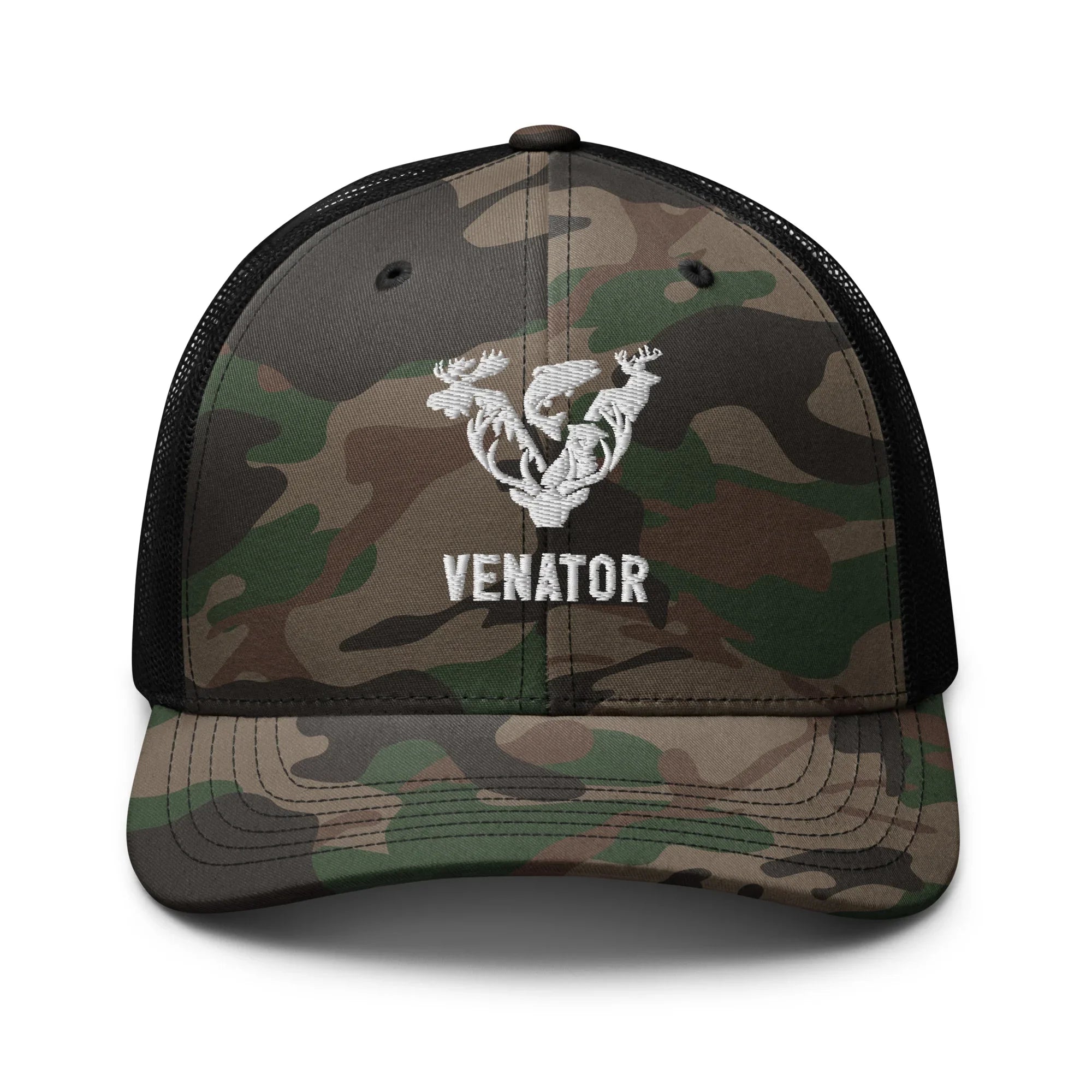 Venator Camo Trucker Hat | Mesh-Back Hunting Cap