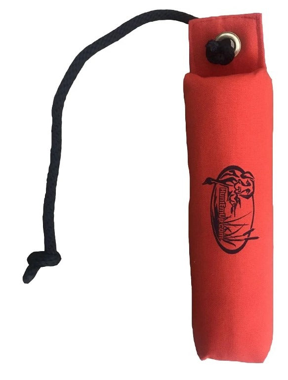 HuntEmUp Hunting Dog Essentials Training Kit - Mourning Dove Dummy + 6 Large Orange Canvas Bumpers + Mesh Bumper Bag