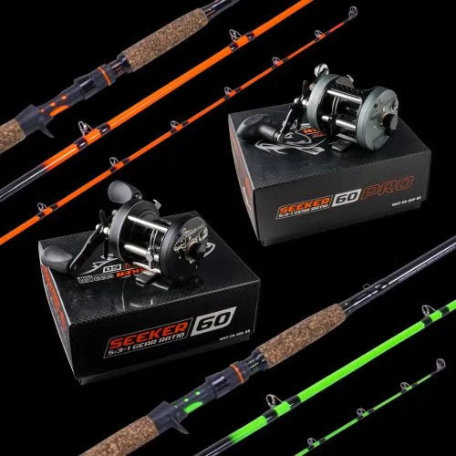 600CTS Round Baitcaster Rod and Reel Combo