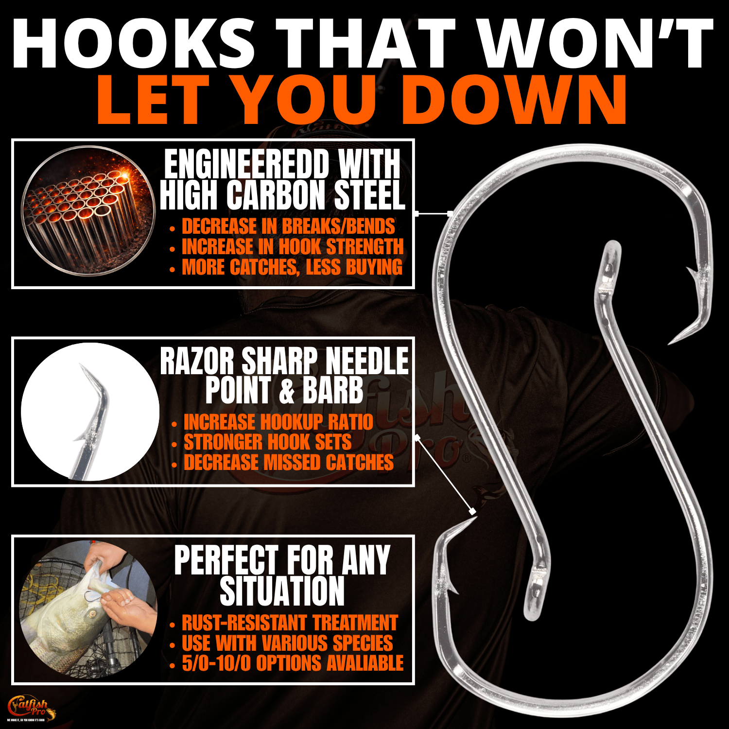 Double Offset Circle Hooks 7/0