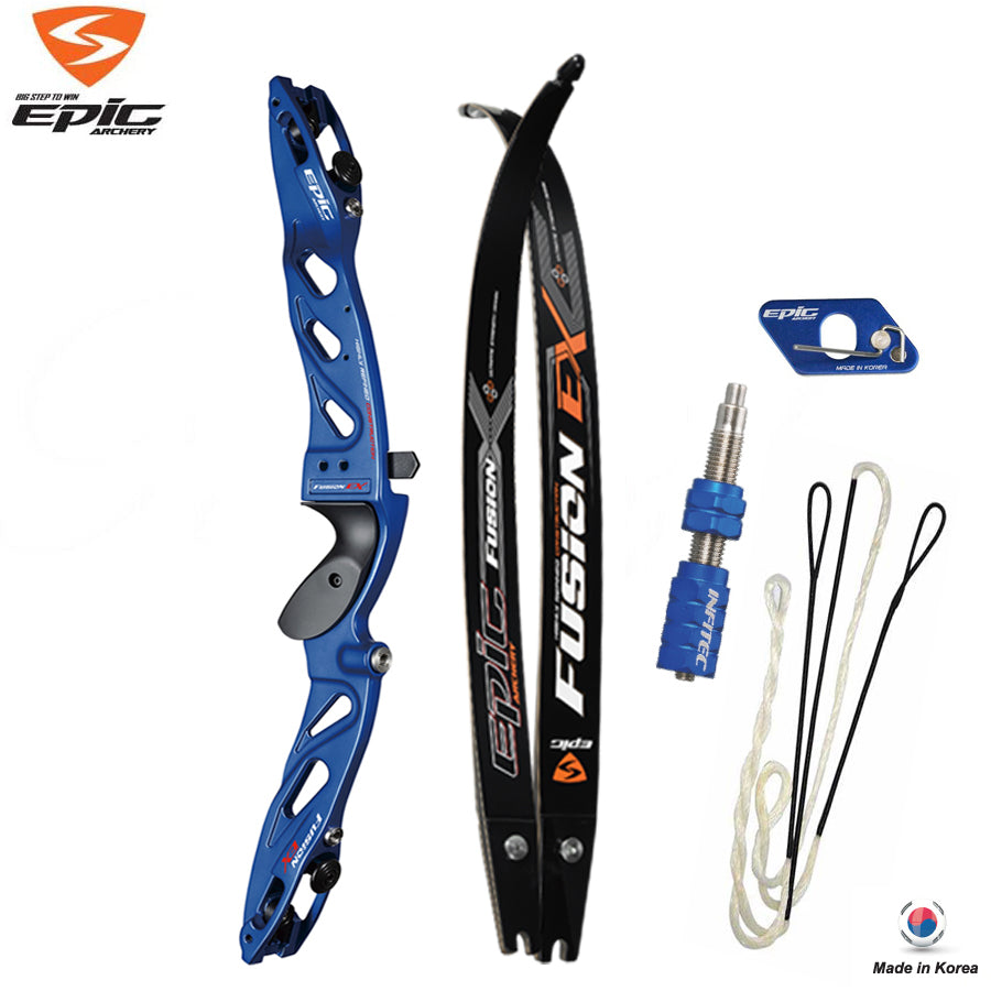 Epic Archery 68" Fusion EX ILF Recurve Bow Set – Right Hand