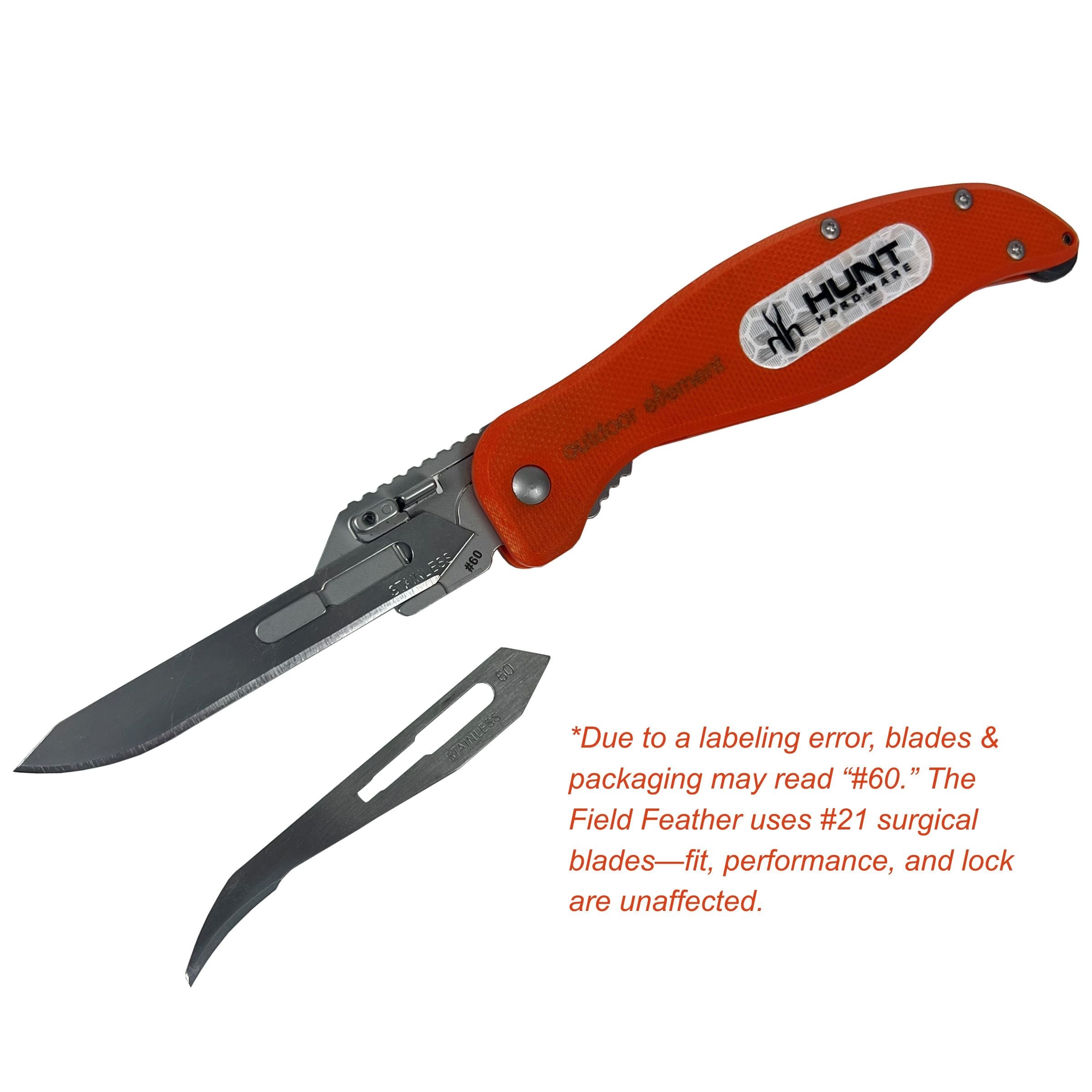 Field Feather - Replaceable Blade Folding Knife