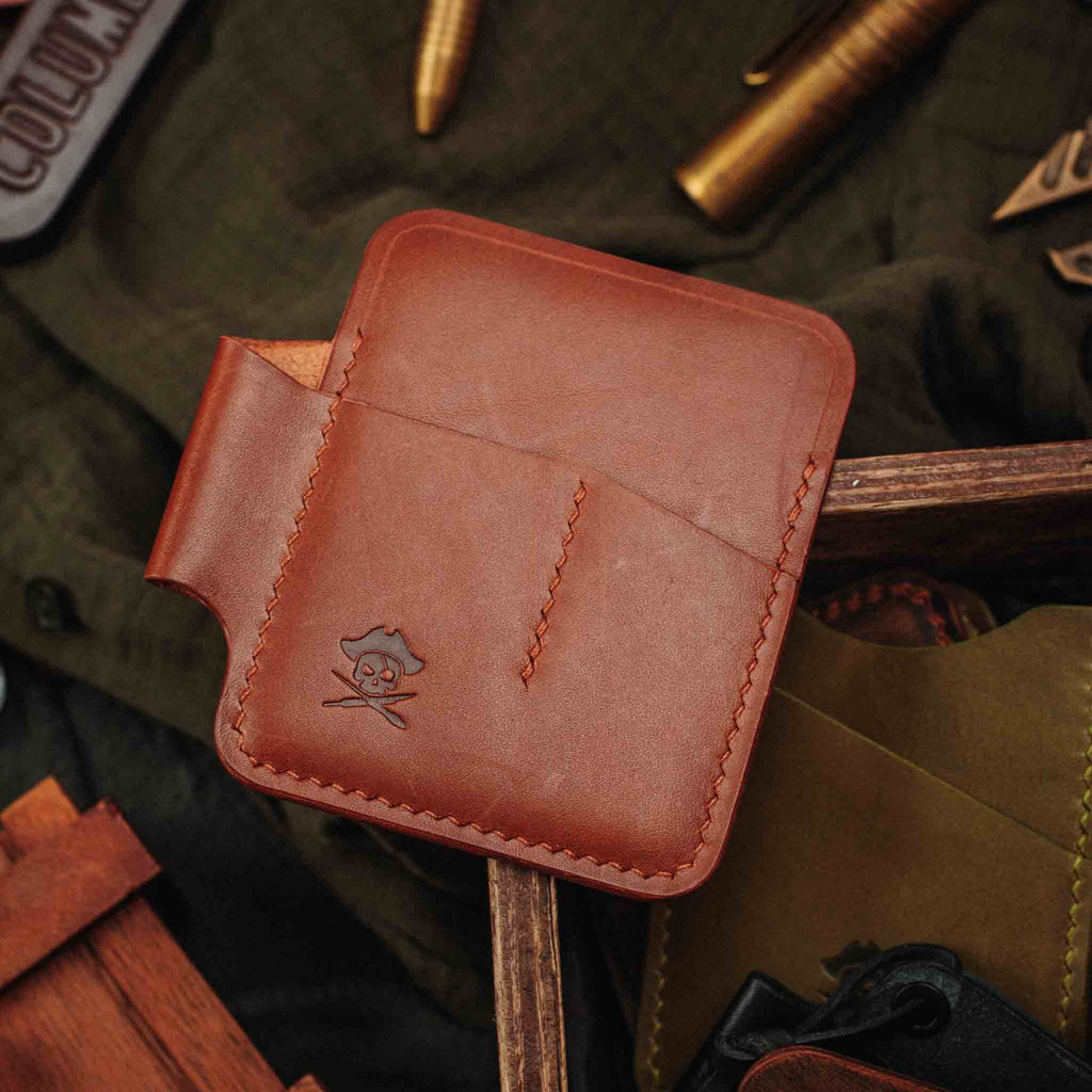 Pirate Goods First Mate Pocket Organizer – Leather EDC Pocket Carrier