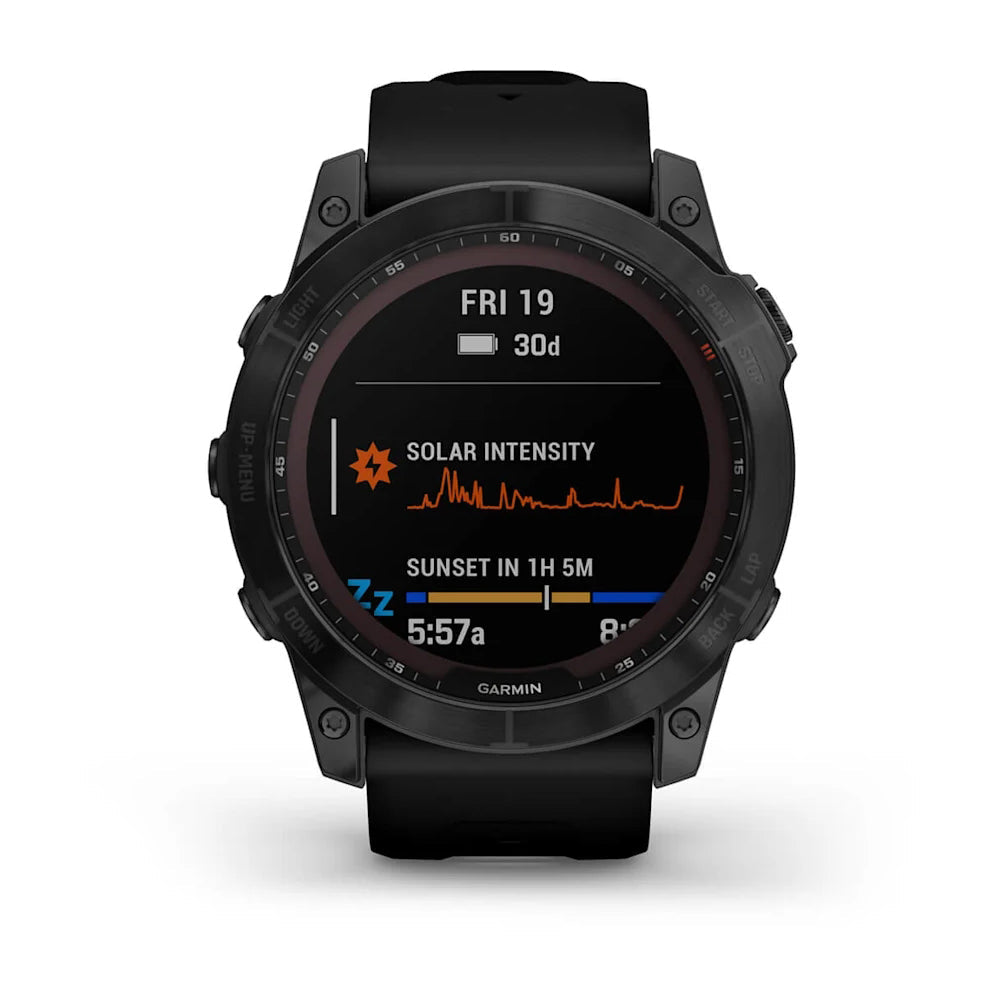 Garmin Fenix 7X Sapphire Solar | GPS Smartwatch w/ Flashlight