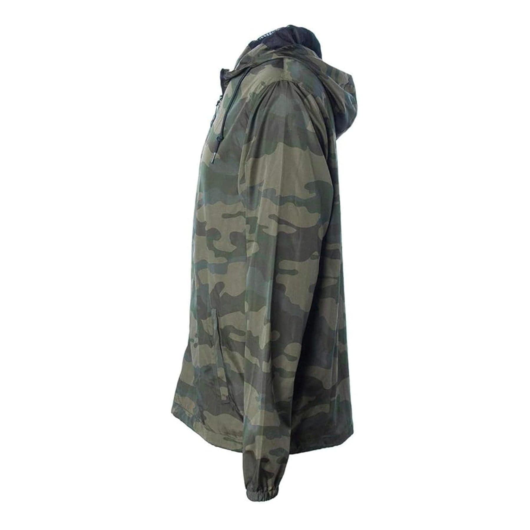 JHFLYCO Lightweight Camo Windbreaker