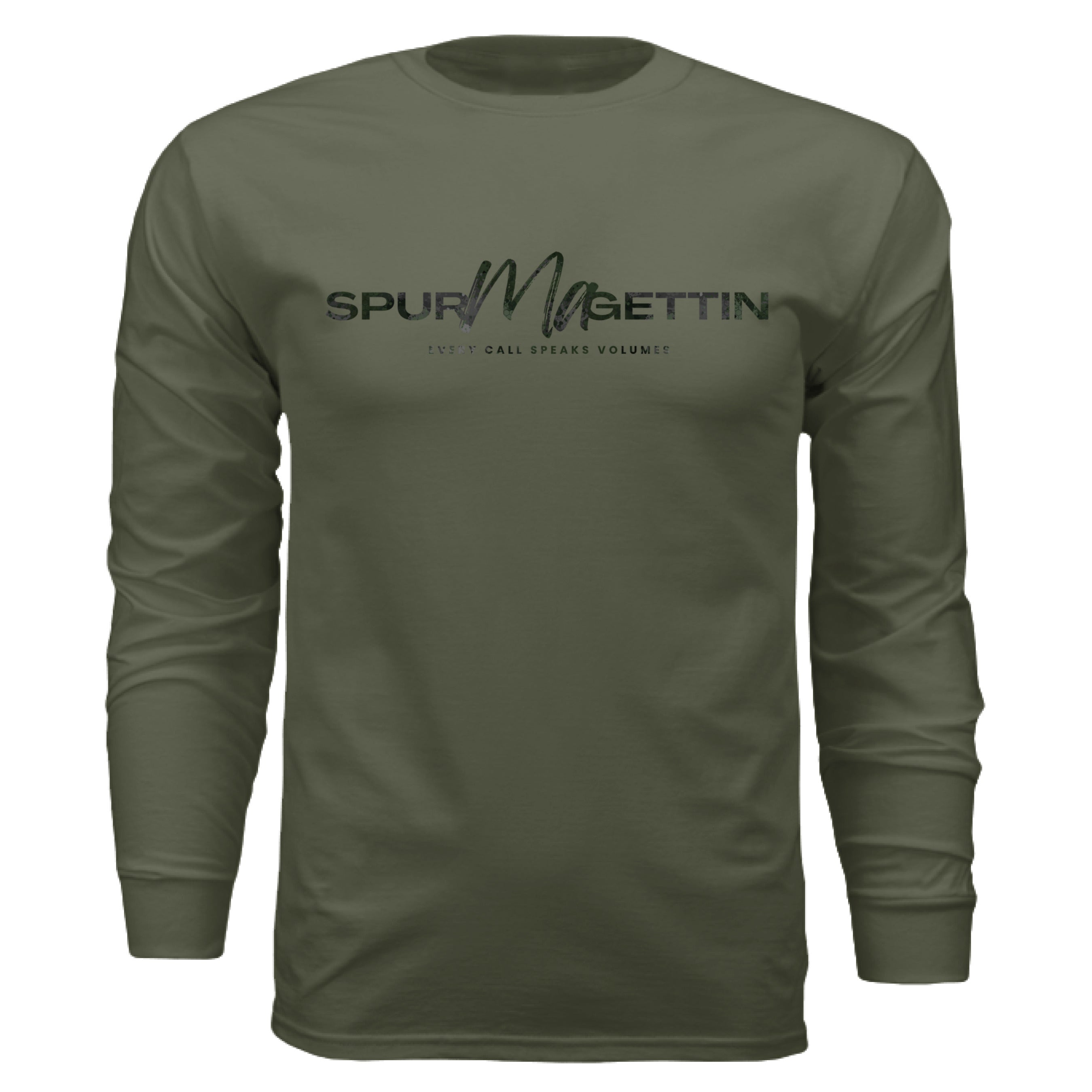 Verdant Splash Burst Goose Long Sleeve T-Shirt