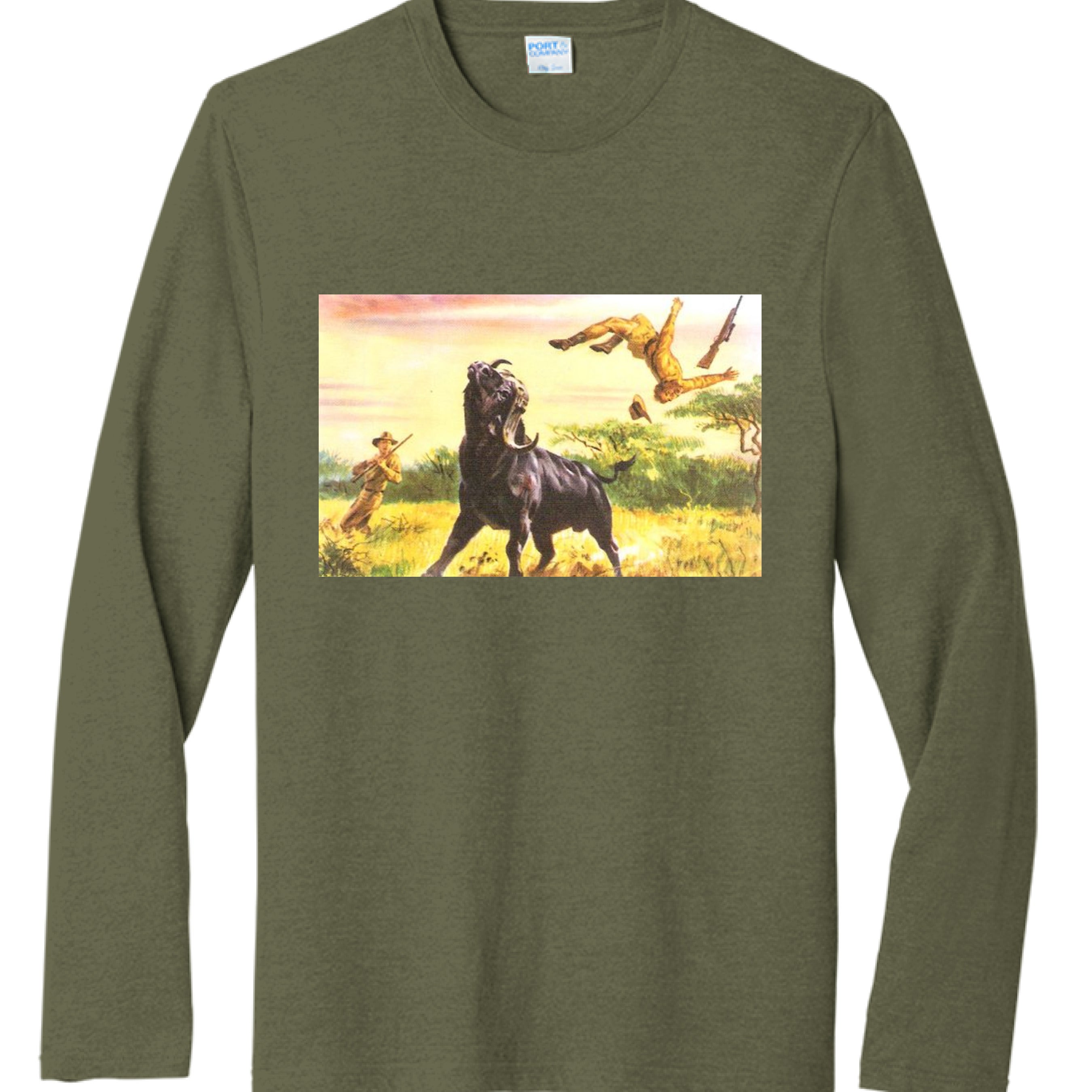 Military Green Heather - FRONT