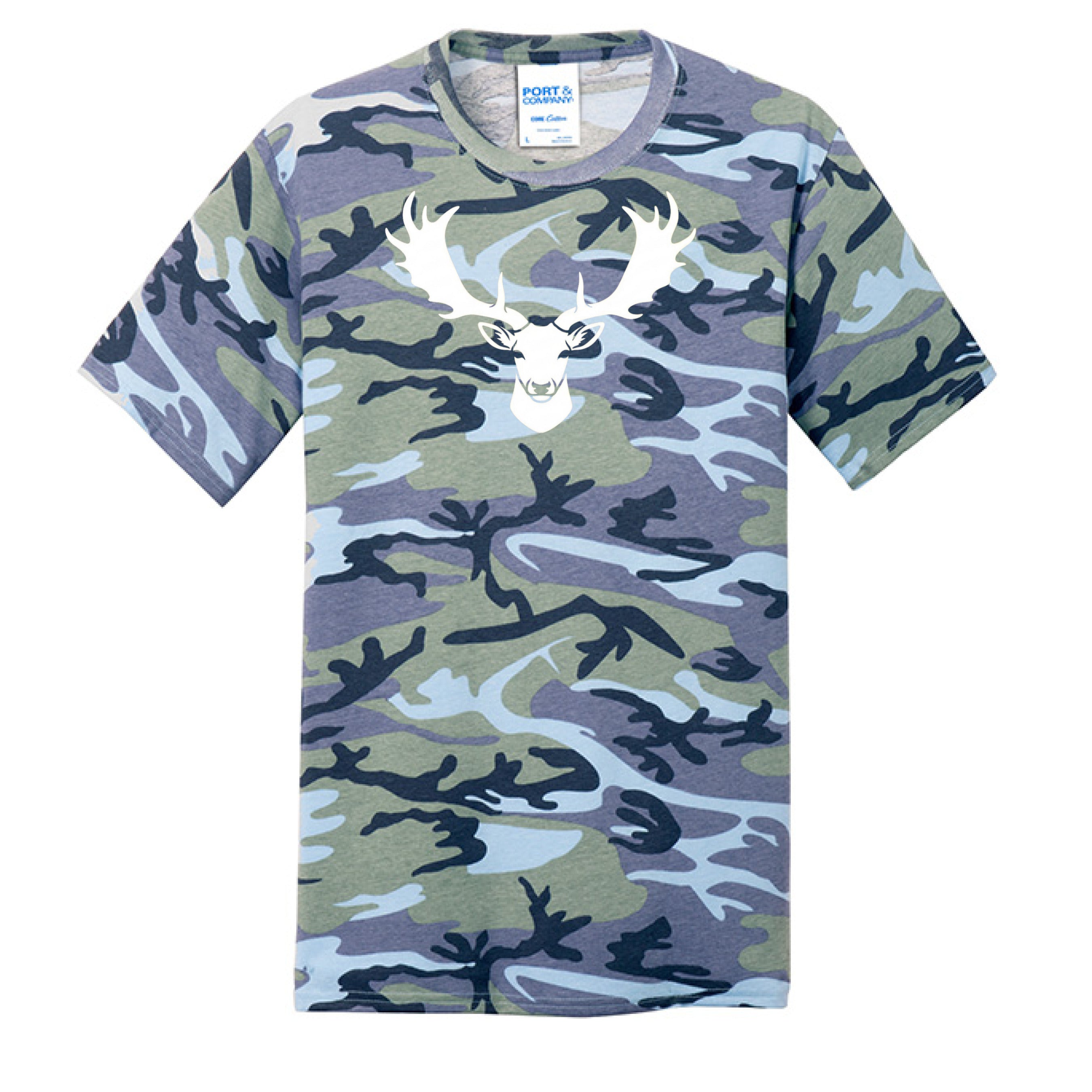 Woodland Blue Camo - FRONT