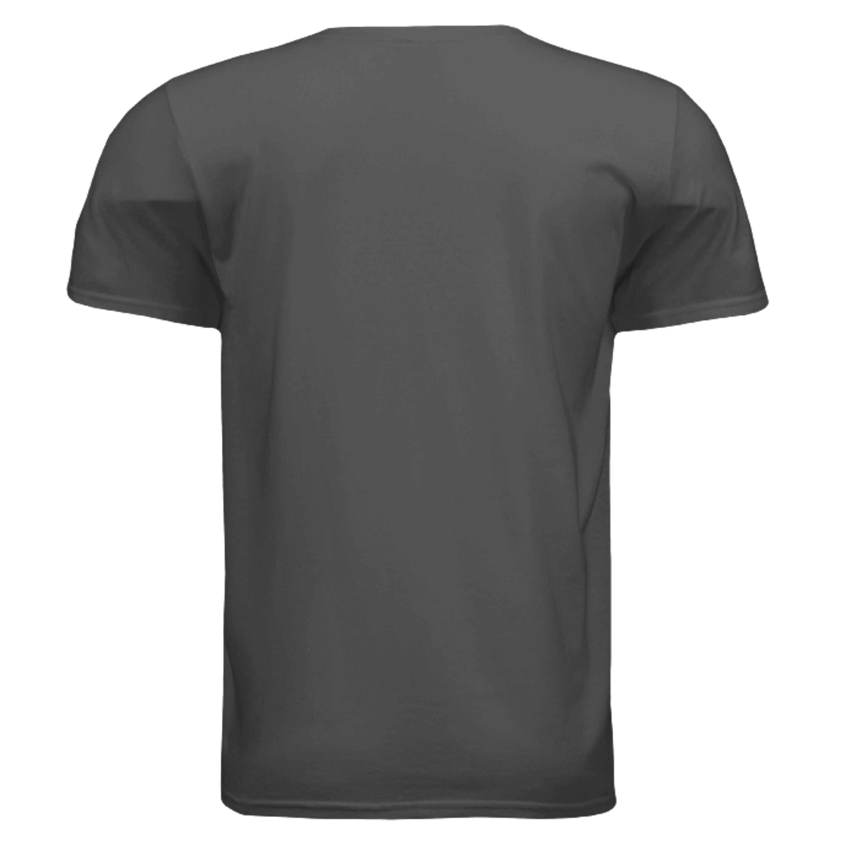 Shooting Hog T-Shirt Charcoal - plain back view - hog hunting outdoor apparel