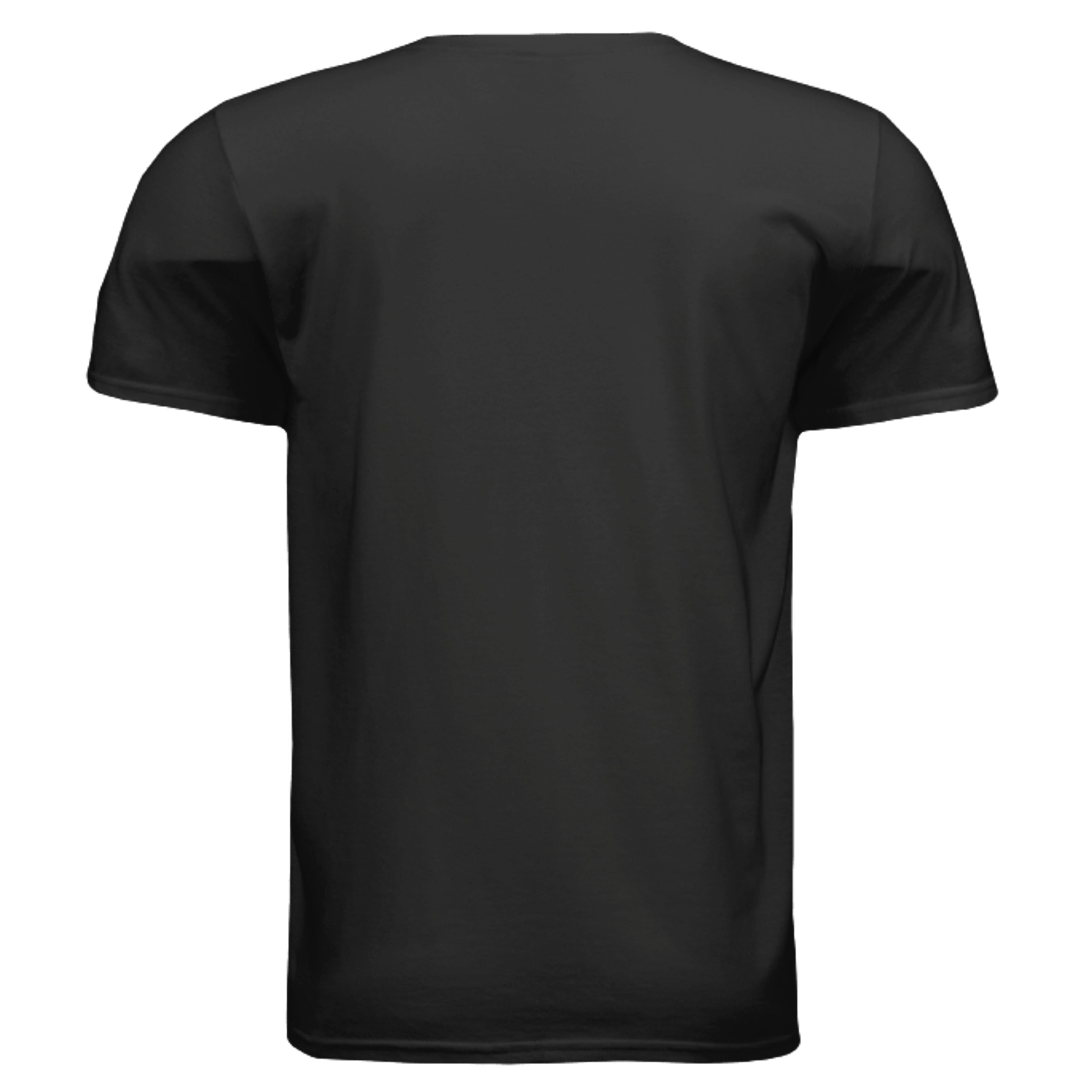 Shooting Hog T-Shirt Black - plain back view - hog hunting outdoor apparel