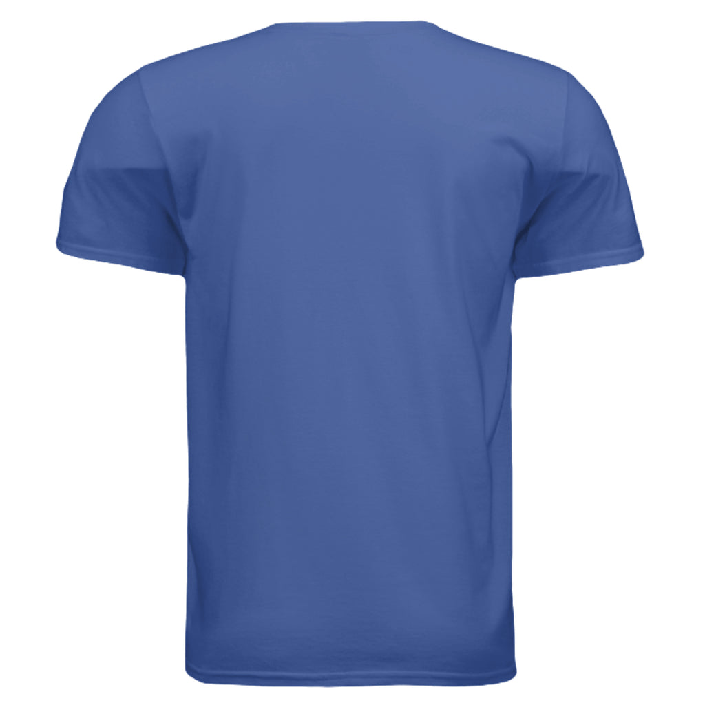 Shooting Hog T-Shirt Metro Blue - plain back view - hog hunting outdoor apparel