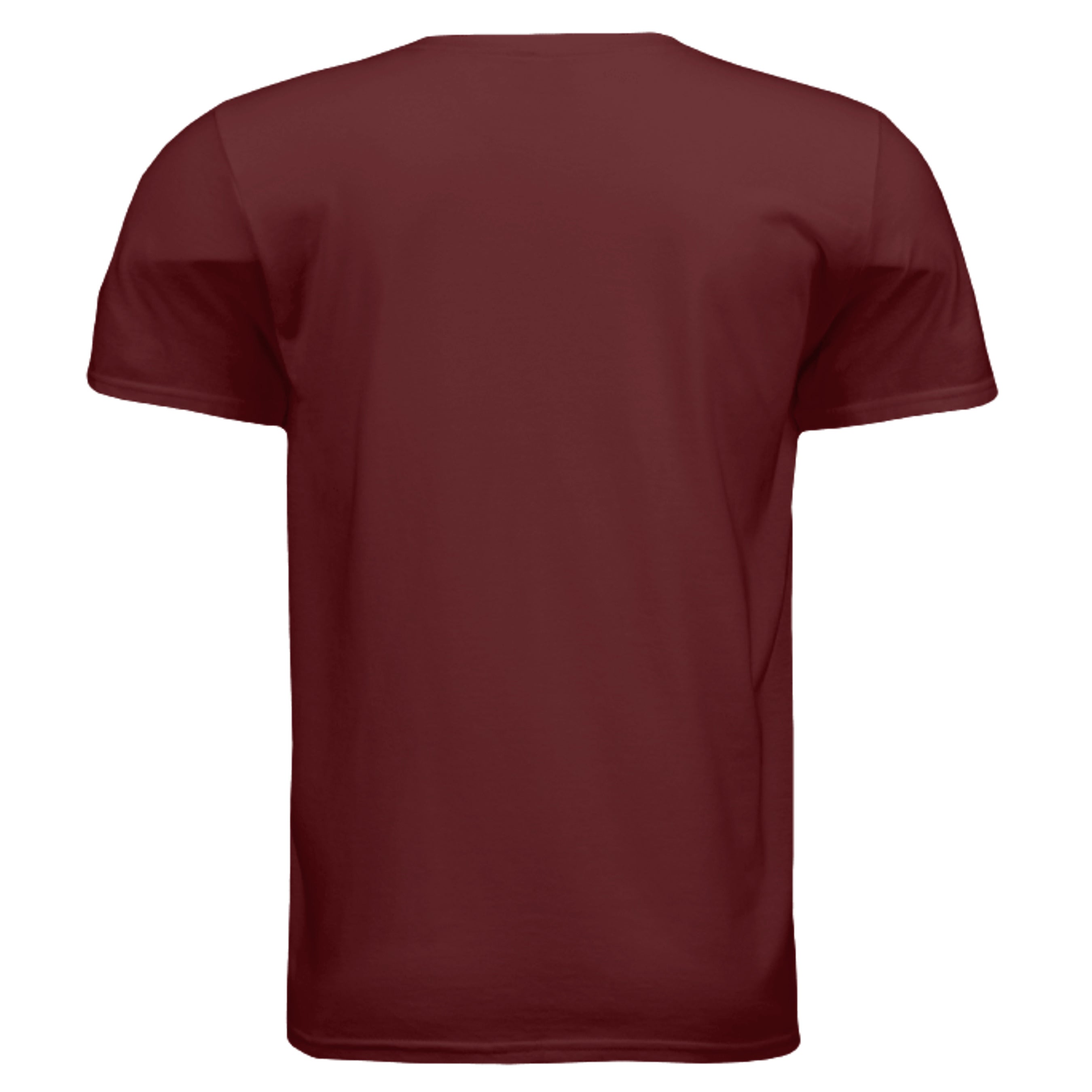 Shooting Hog T-Shirt Maroon - plain back view - hog hunting outdoor apparel