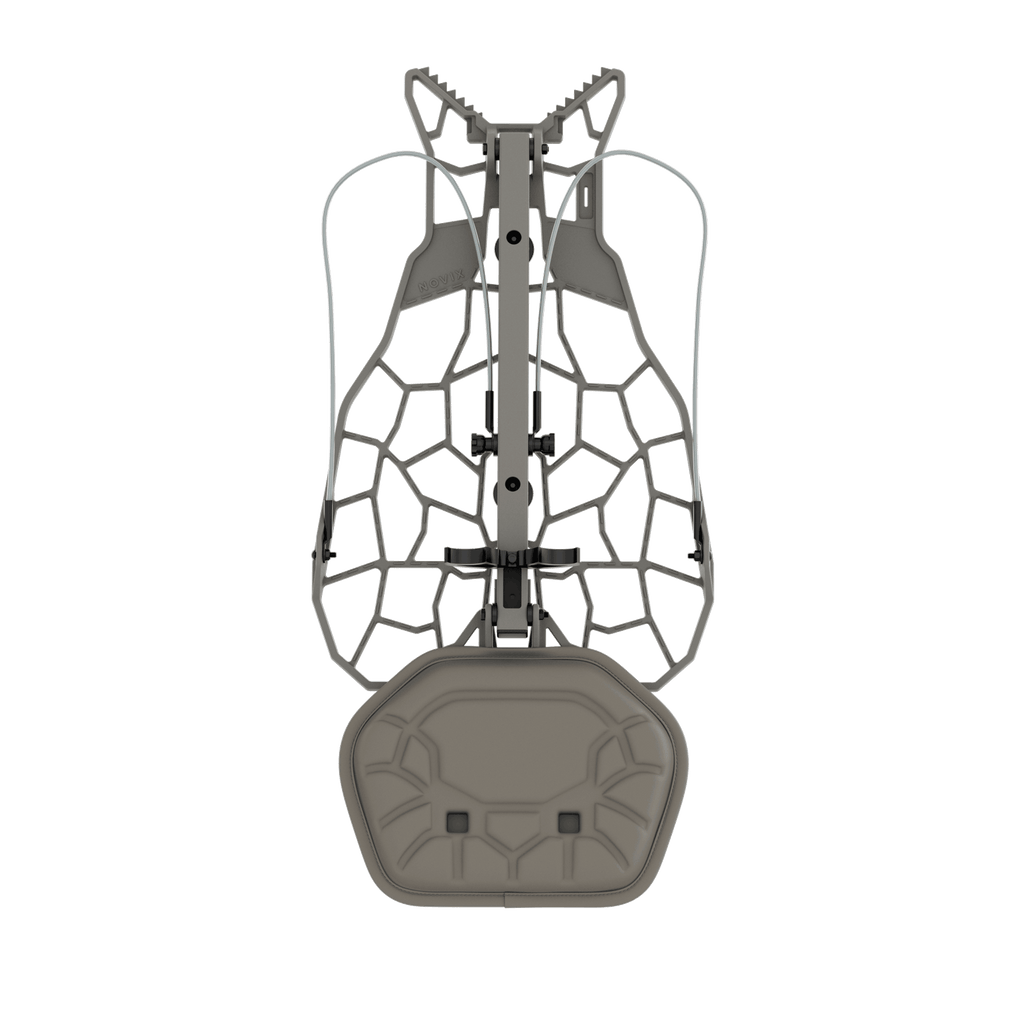 Novix hunting backpack frame with adjustable straps and ergonomic design for outdoor gear carry