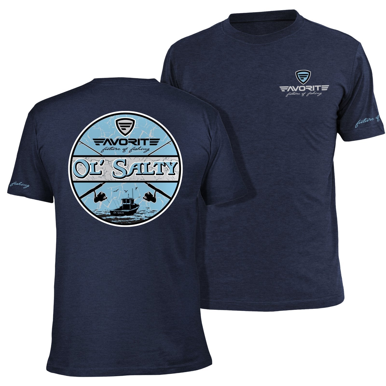 Favorite Fishing Ol Salty T-Shirt – additional product view | Venator Hunting