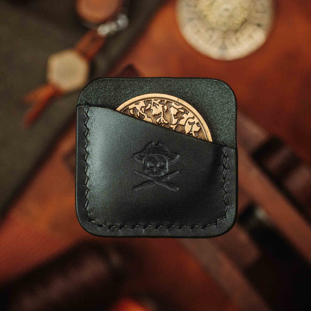Pirate Goods Peso Pocket – Leather Challenge Coin holder for EDC | Venator Hunting