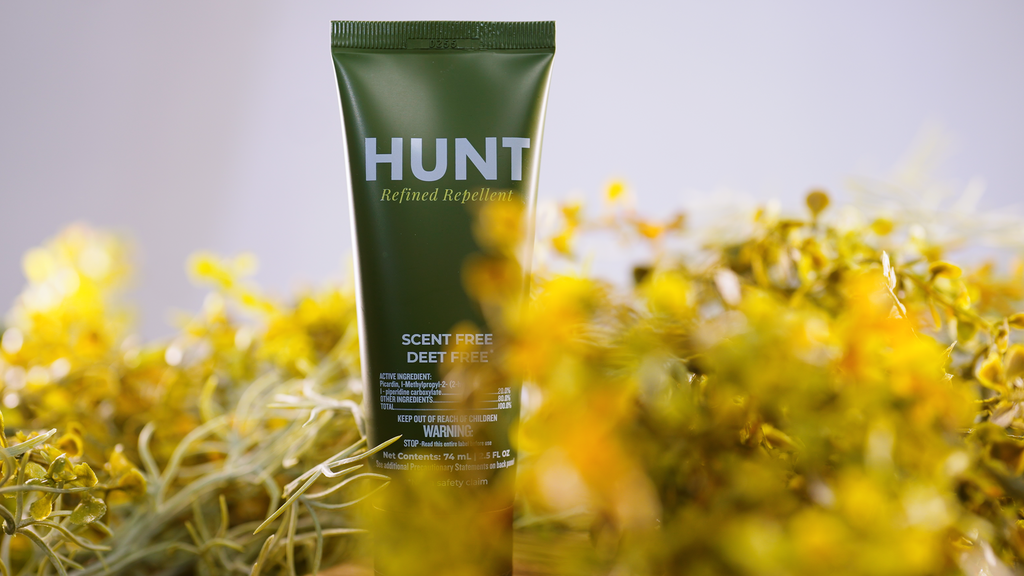 HUNT Scent Free DEET Free Refined Repellent tube for outdoor hunting use