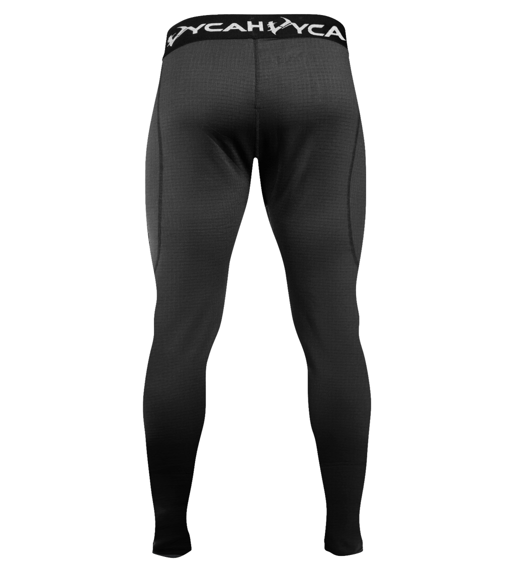 Vycah Pyrex Extreme base layer pant in charcoal, back view