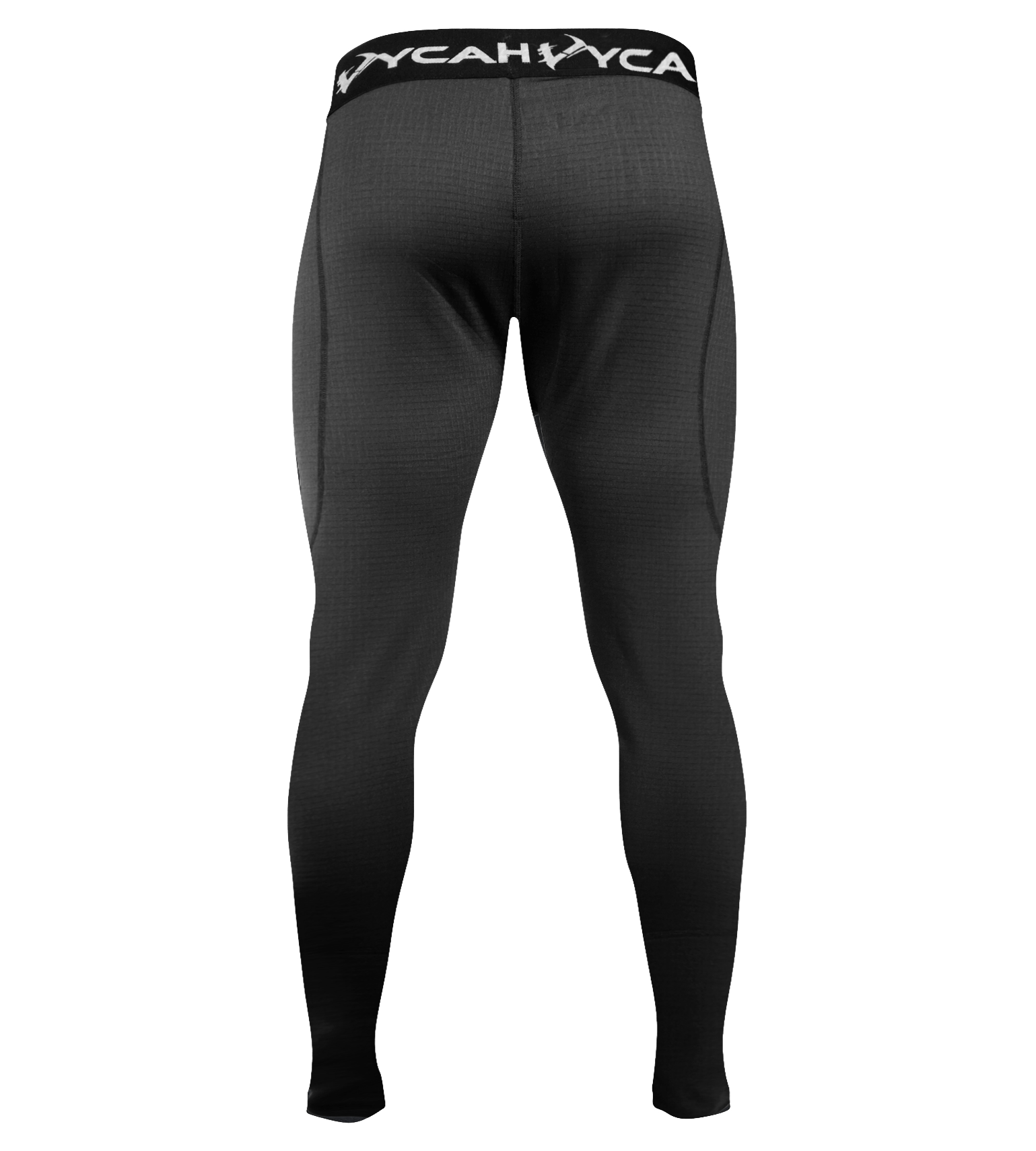 Vycah Pyrex Extreme base layer pant in charcoal, back view