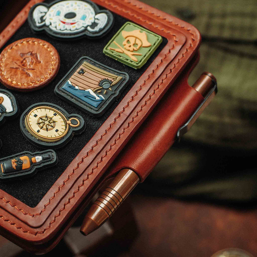 Pirate Goods Quartermaster v2 – Leather Passport Wallet with Velcro