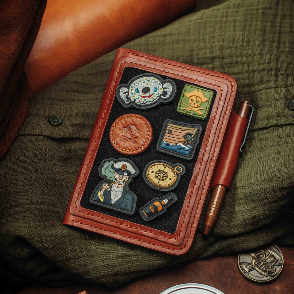 Pirate Goods Quartermaster v2 – Leather Passport Wallet with Velcro