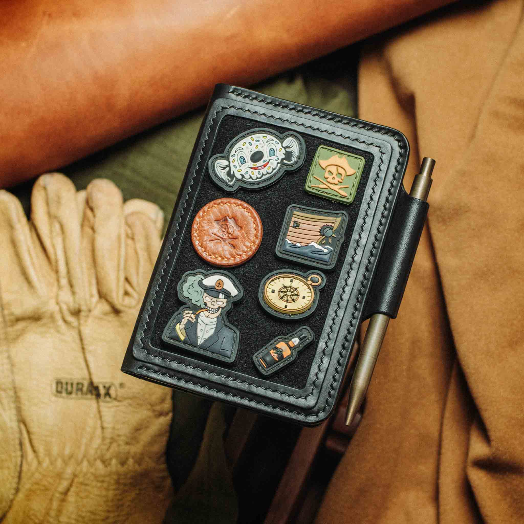 Pirate Goods Quartermaster v2 – Leather Passport Wallet with Velcro
