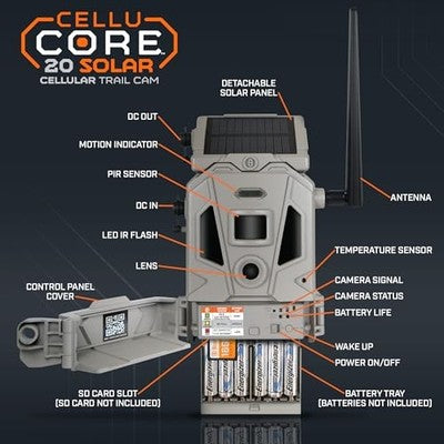 Bushnell Cellucore 20 Dual SIM Solar – Trail Camera