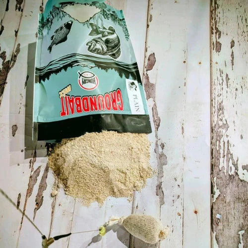 HungryFish GroundBait Mix - ( Plain ) 2 lb