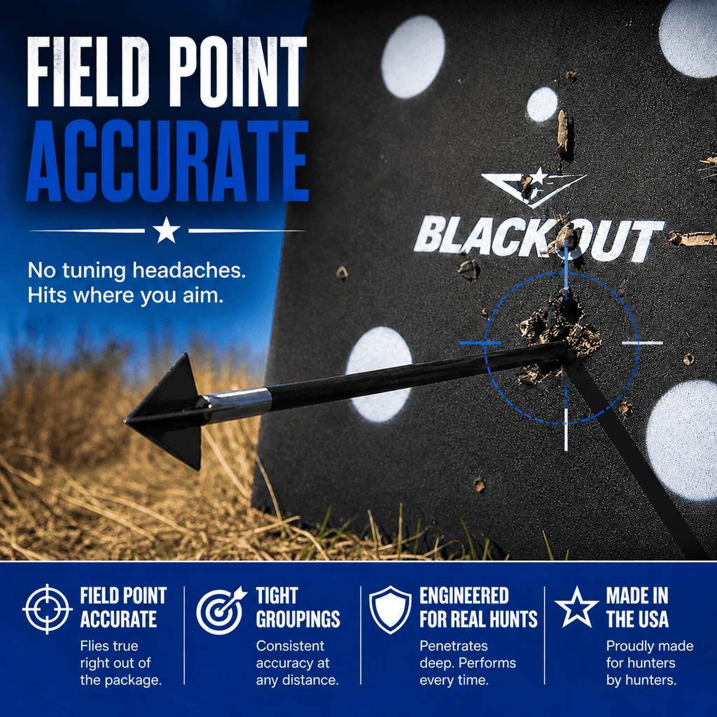 TOTA | 100 grain broadhead | 1-inch solid | fixed blade