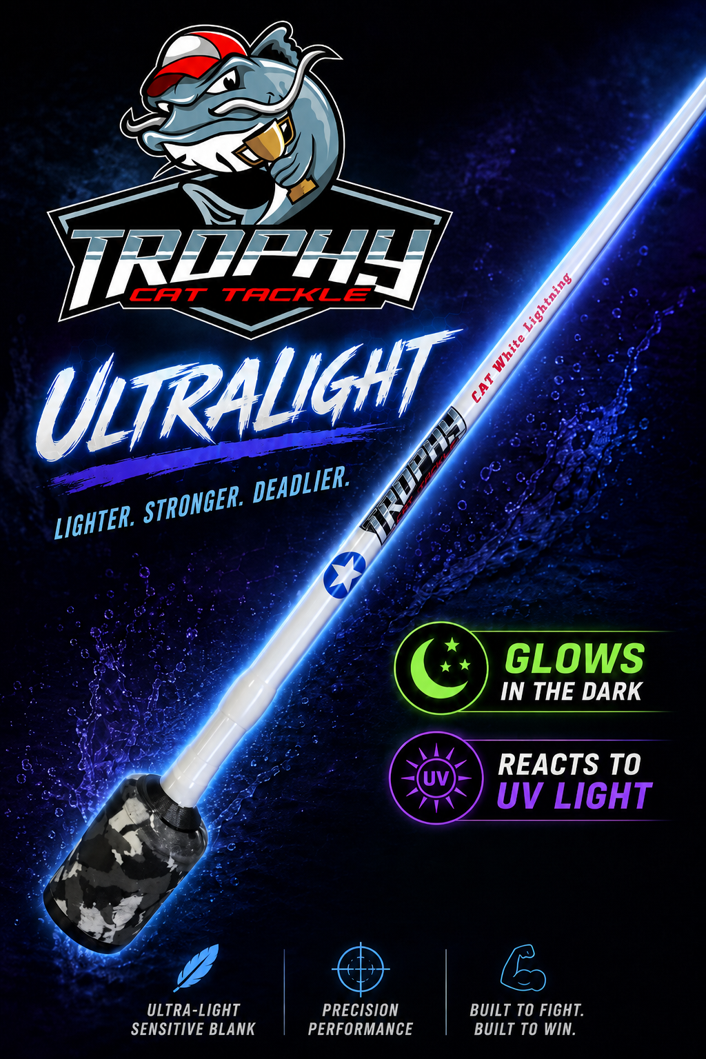 The White Lightning ULTRALIGHT Rod - Spinning
