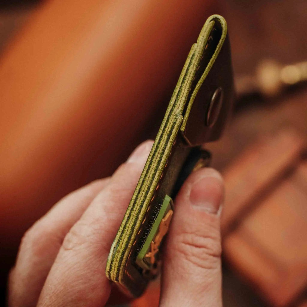 Leather Velcro Wallet - Voyager v2 | Patch Display Card Holder | EDC