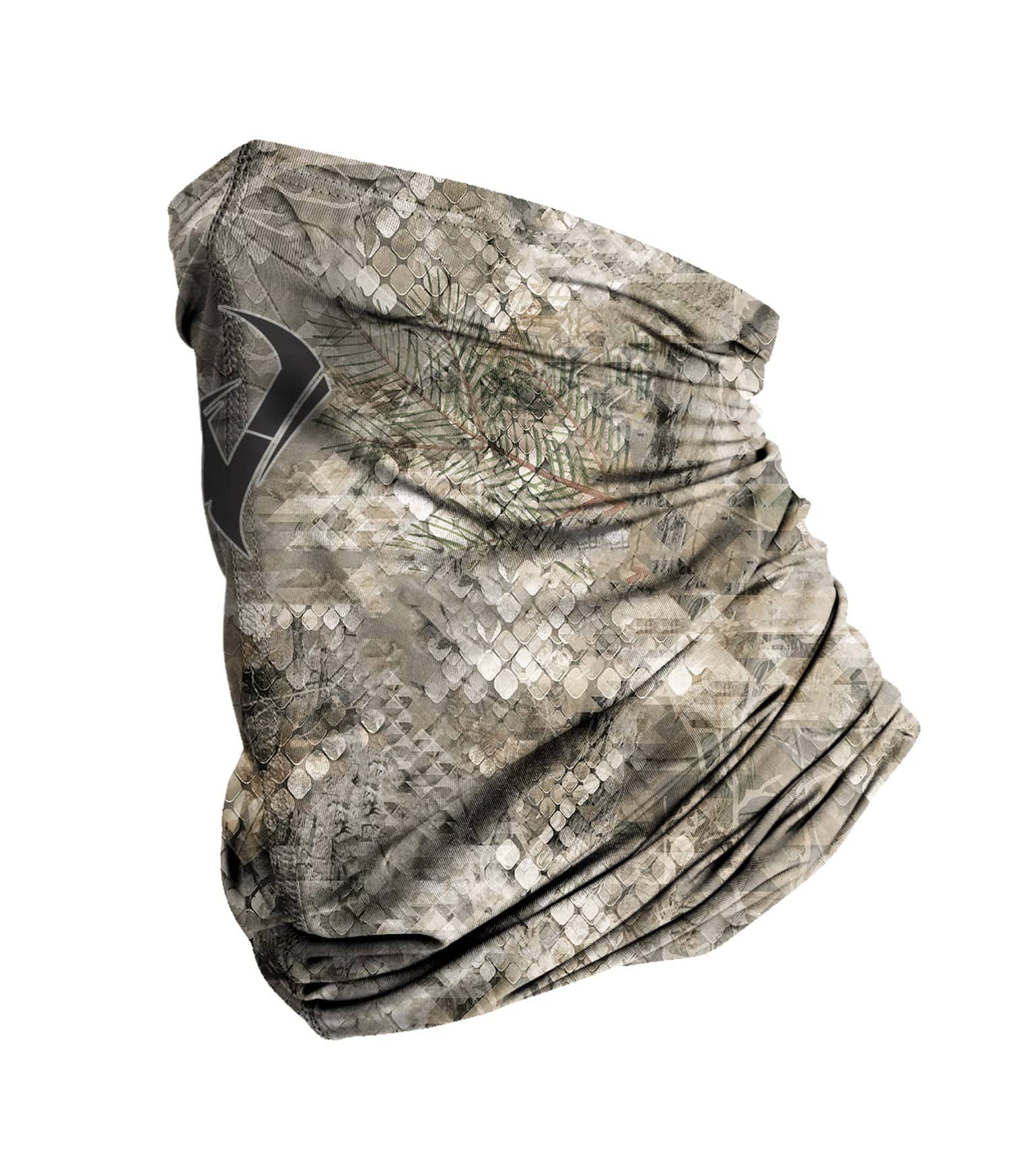 Vycah Zenyx neck gaiter in Fall camo, lightweight tube-style hunting gaiter